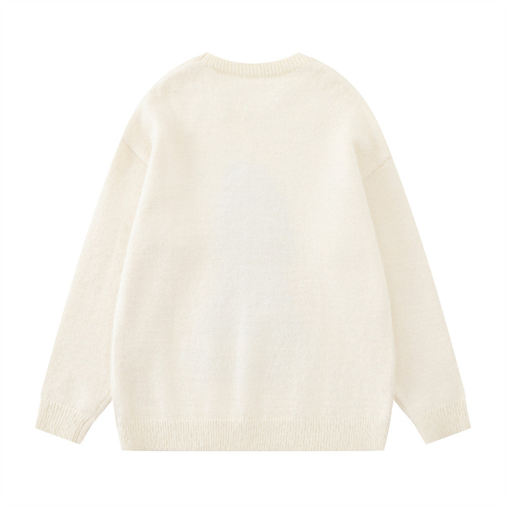 Dog loose round neck sweater