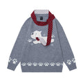 Scarf Running Dog Sweater