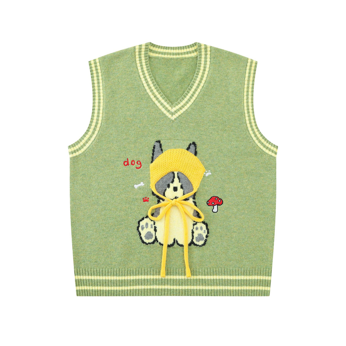 Dog patch sweater