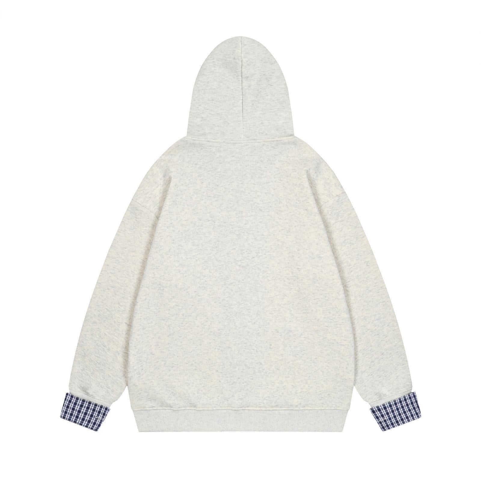 Sausage puppy embroidery fake two-piece cardigan jacket