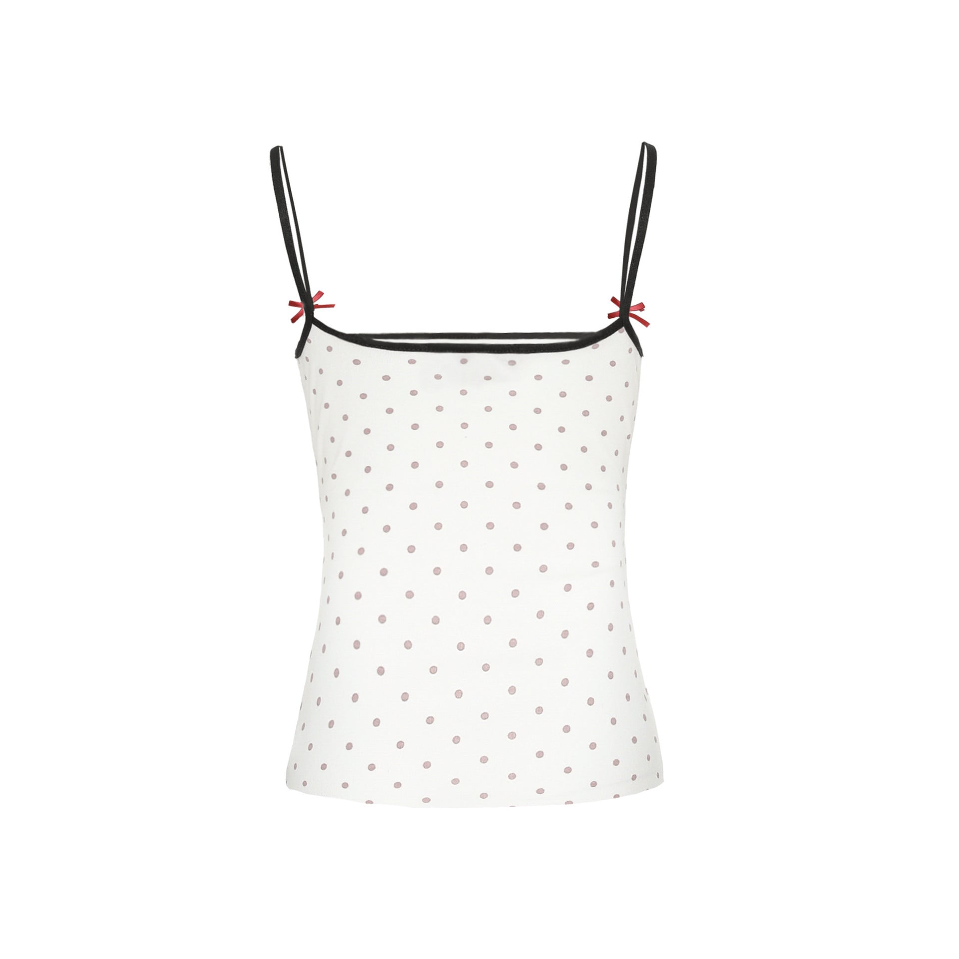 Sausage dog polka dot camisole vest for women