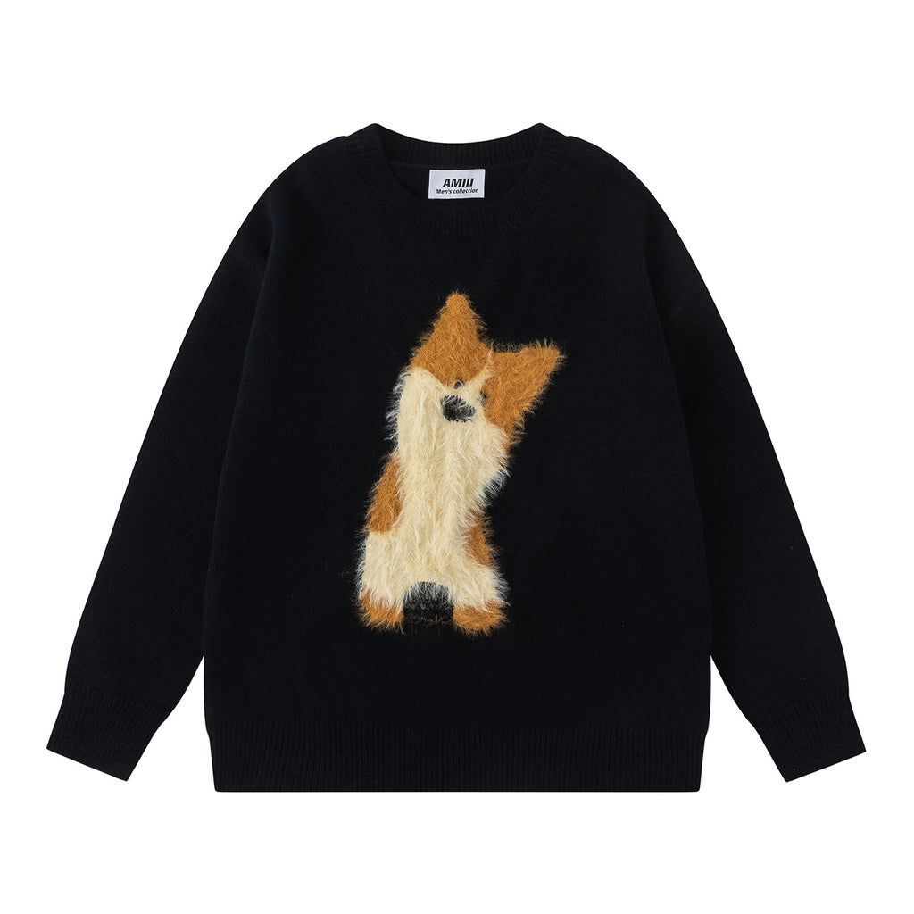 Plush dog sweater
