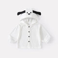 Cute Dog Themed  Outfit Set for Babies Simple Cartoon Vest and Pants 3-Piece Set