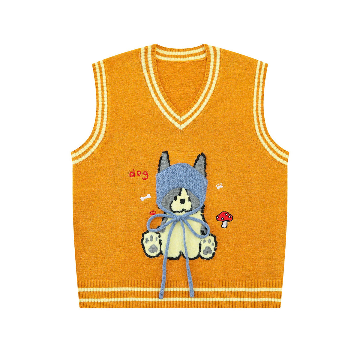 Dog patch sweater