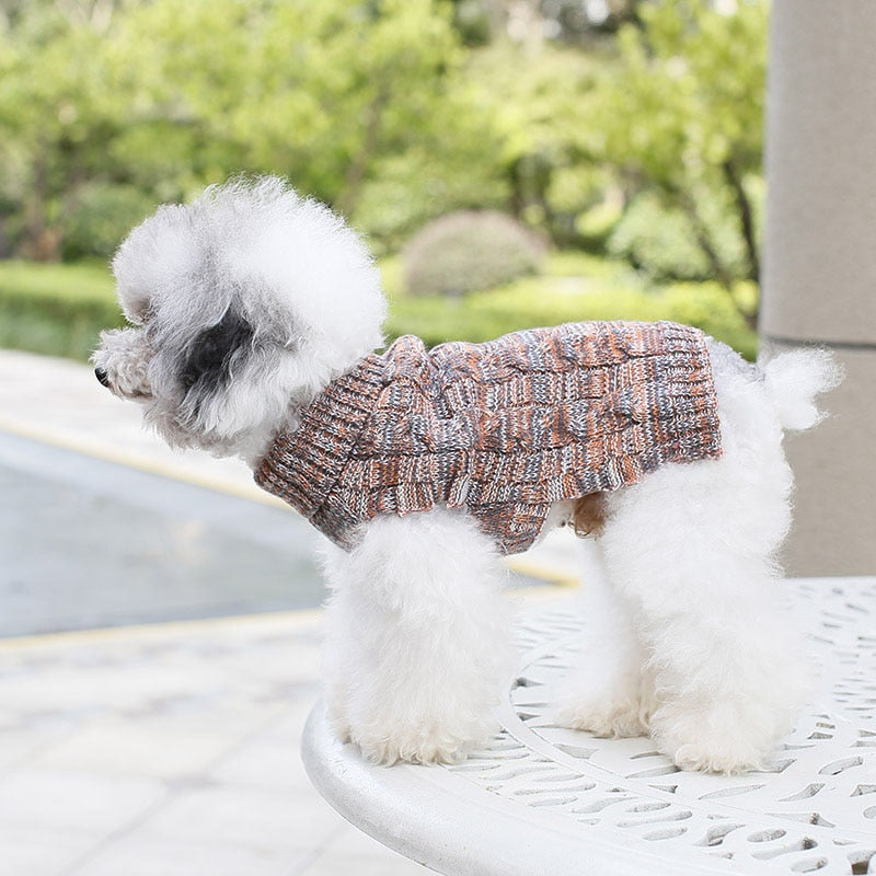 Winter Dog Clothes Knitwear Chihuahua Sweater For Small Medium Dogs Yorkshire Poodle Costume For Gatos Dachshund Sweter Dla Psa