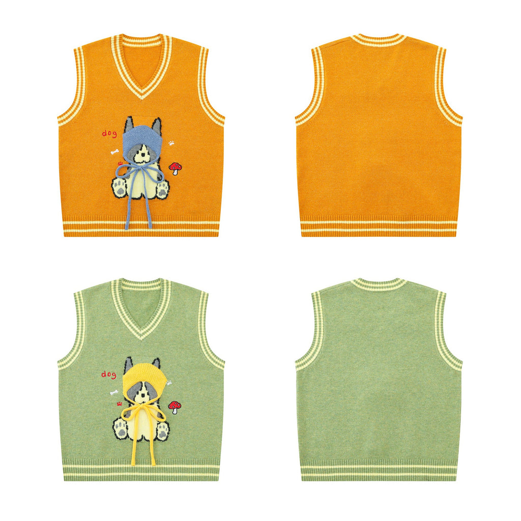 Dog patch sweater