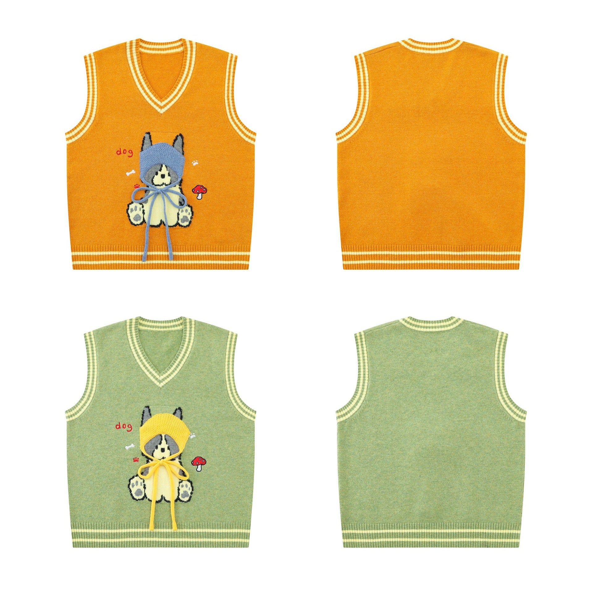 Dog patch sweater