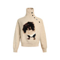 Jacquard women's sausage dog sweater top
