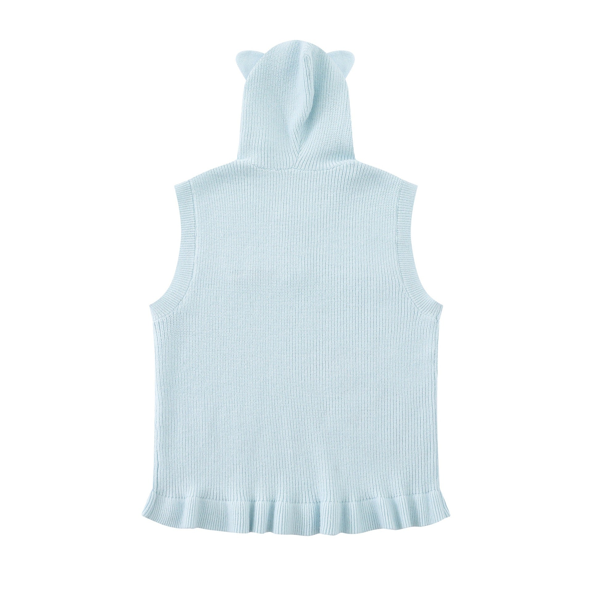 Soft cat ear sweater vest