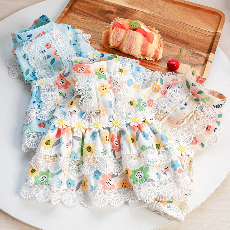 Floral Dog Dress