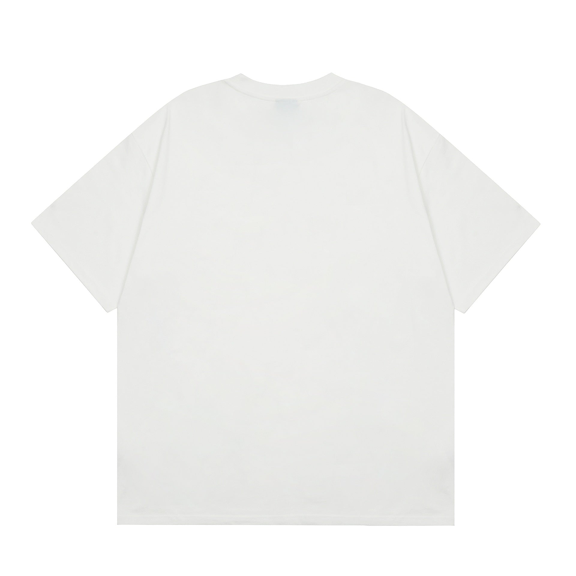 Dog print loose short sleeved T-shirt