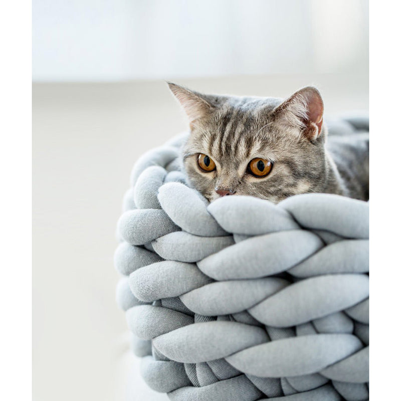 Braided Dog Bed Warming Dog House Soft Pet Nest Kennel Dog Baskets Indoor Sleeping Bag Cat Cage Puppy Cave Bed Sofa Plus Size