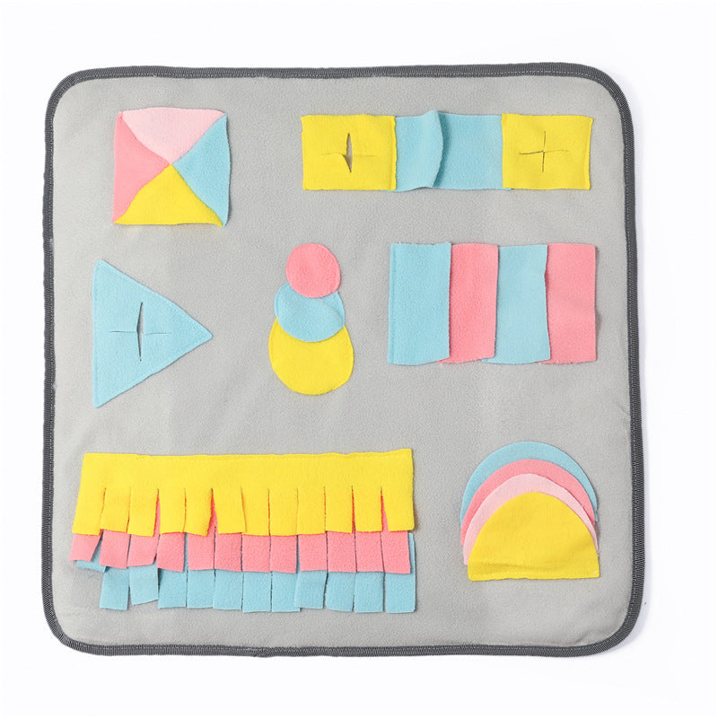 Dog Sniff Pad Sniff Pad Puzzle Dog Toy Sniff Training Blanket Slow Food Choke Prevention