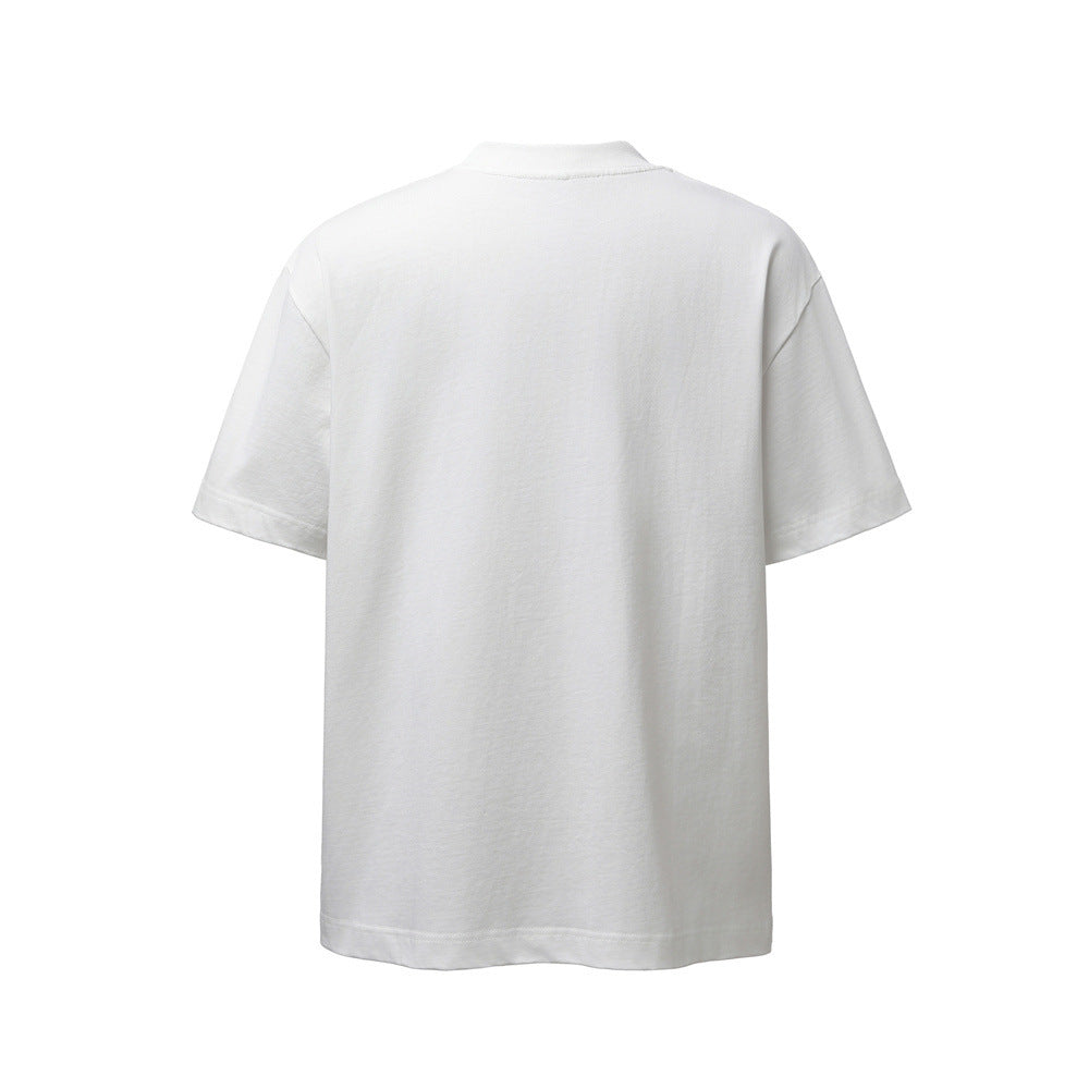 Dog animal print short sleeved t-shirt