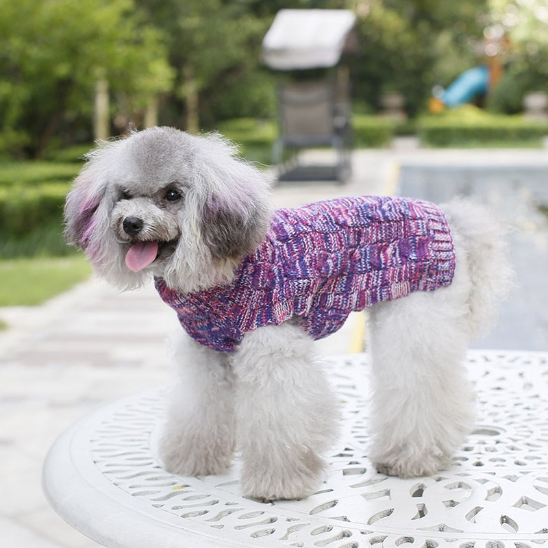 Winter Dog Clothes Knitwear Chihuahua Sweater For Small Medium Dogs Yorkshire Poodle Costume For Gatos Dachshund Sweter Dla Psa