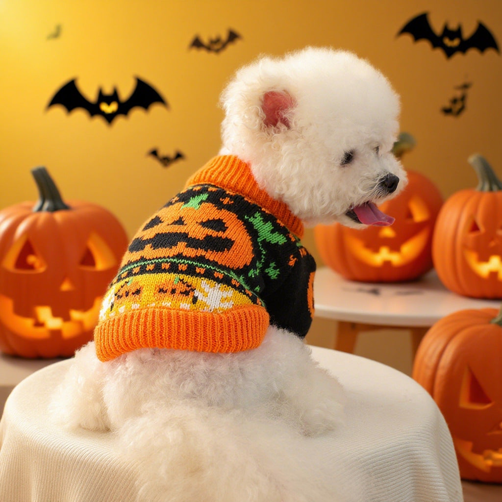 PETCIRCLE Christmas Holiday Knit Sweater Dress for Dogs and Cats Autumn Winter Pet Collection