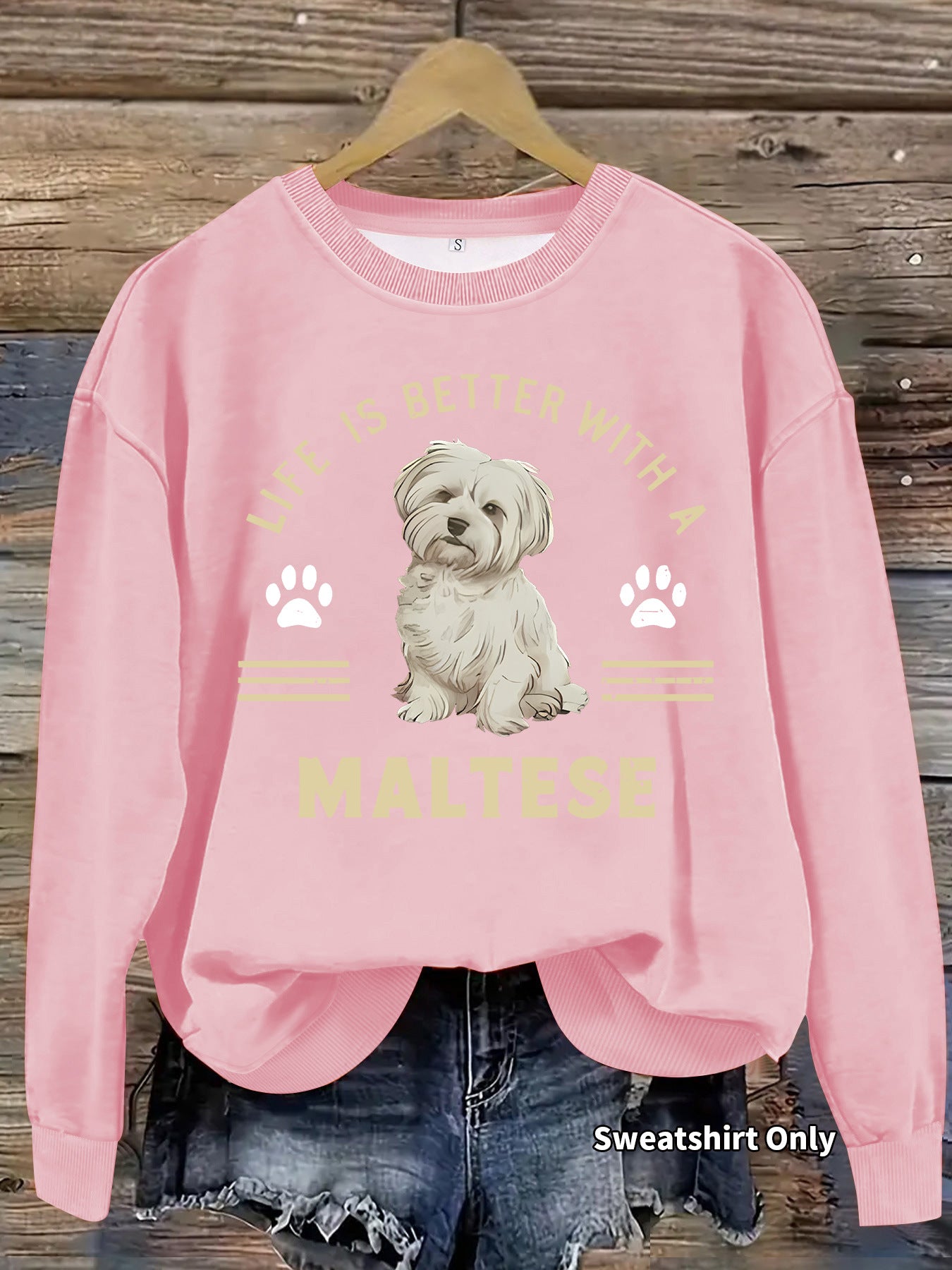 Marzis dog print hoodie