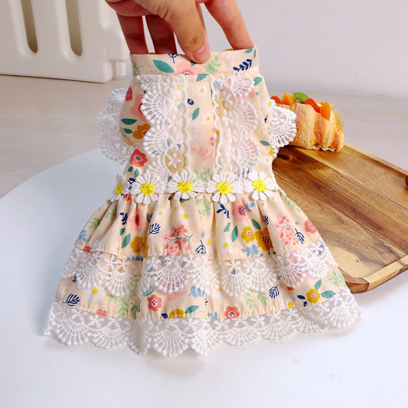 Floral Dog Dress