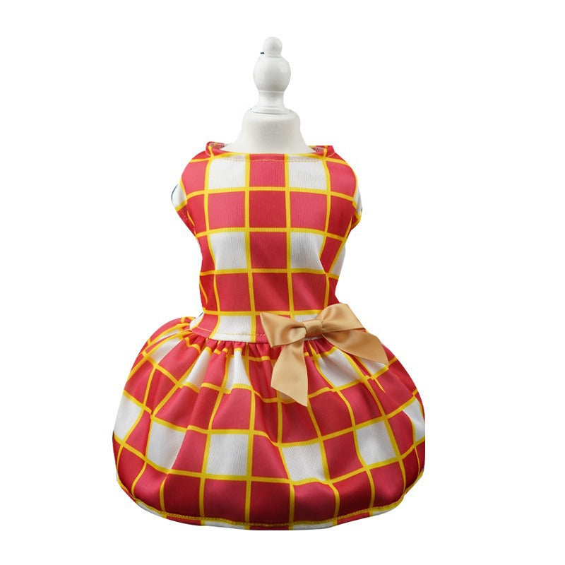 Pet Clothes Halloween Factory Drop Shipping Dress for Small Dogs, Cute Clown Wizard Printed Design