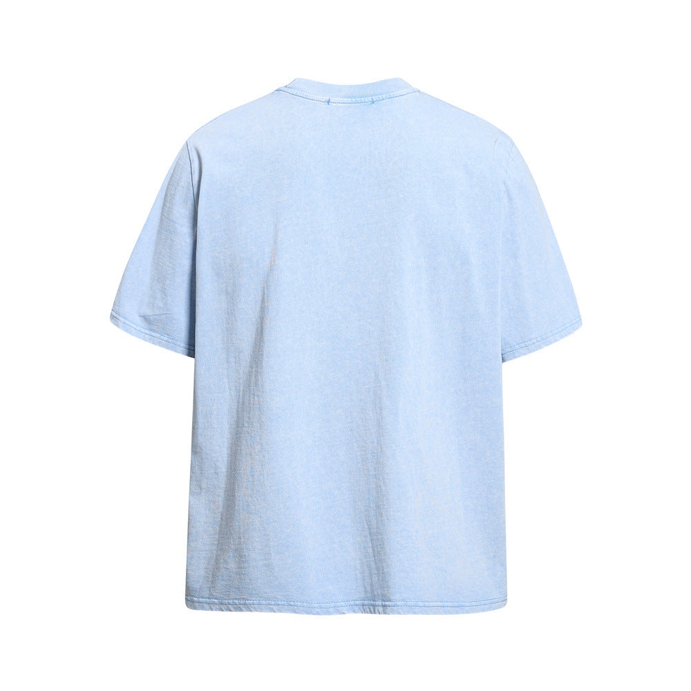 Animal Three Dog Printed Short Sleeve