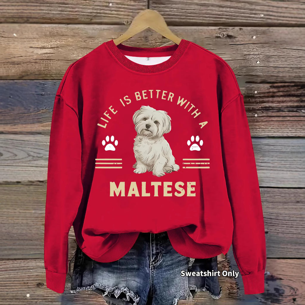 Marzis dog print hoodie