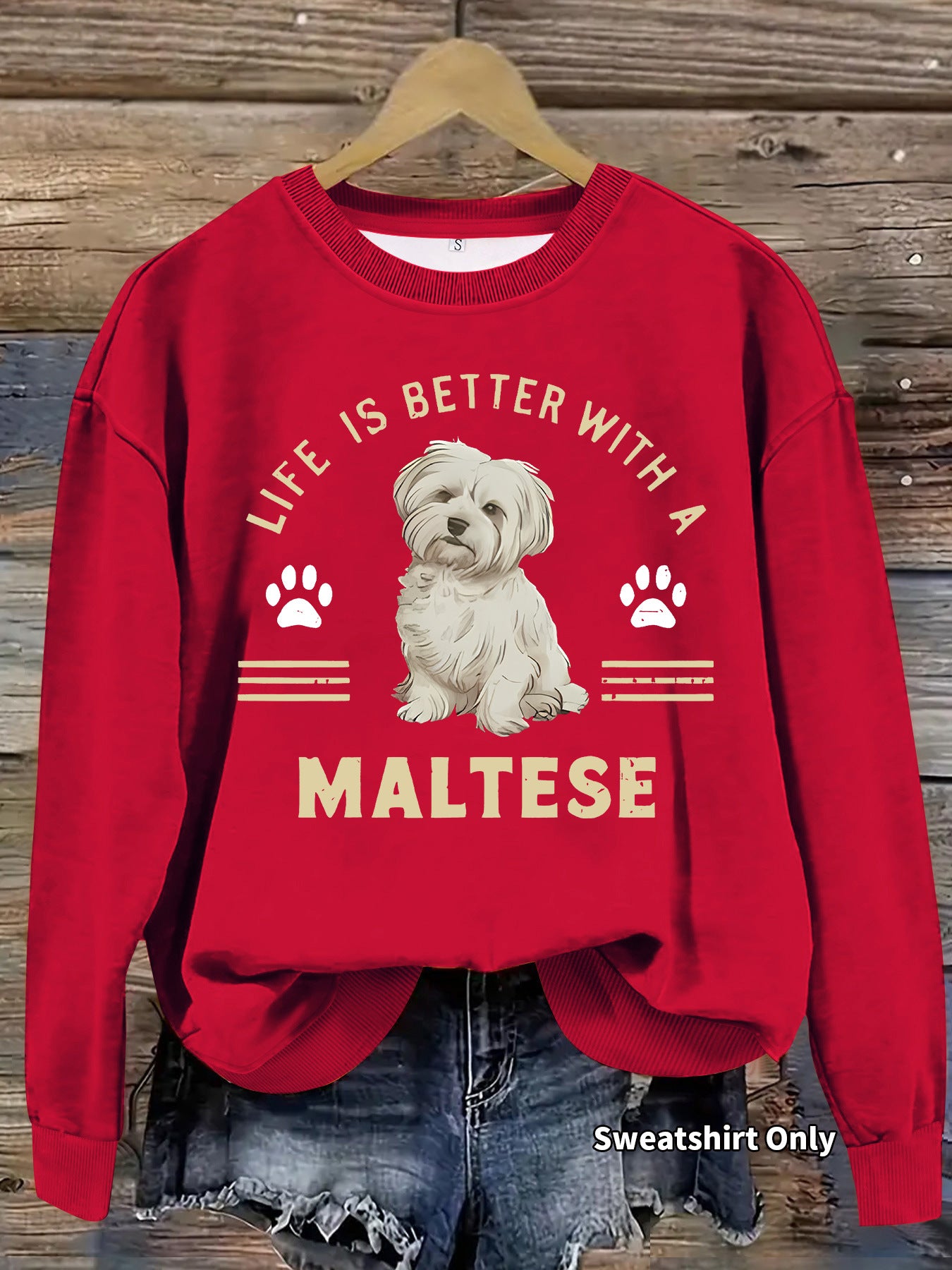 Marzis dog print hoodie