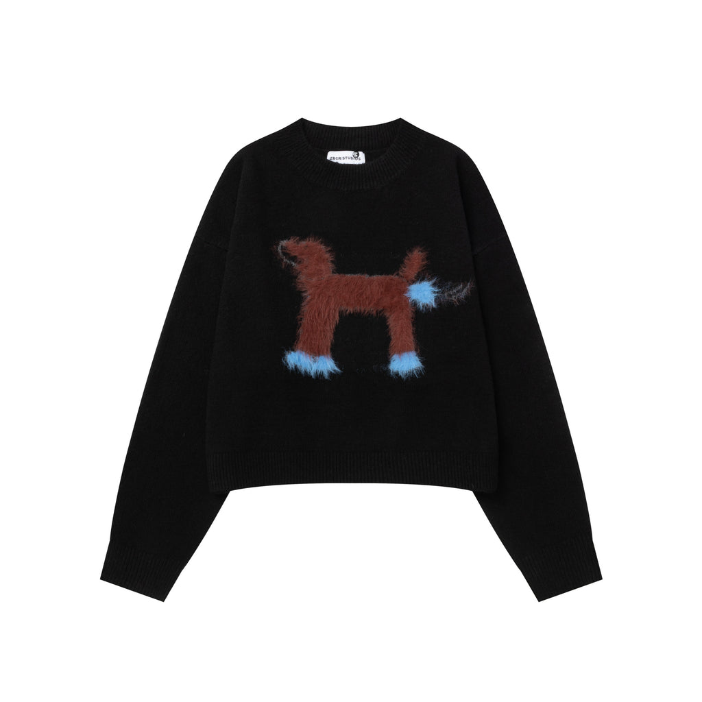 Sausage Dog Pattern Sweater