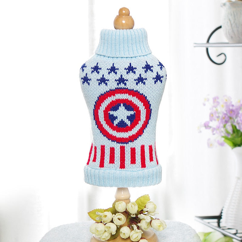 Winter Dog Clothes Knitwear Chihuahua Sweater For Small Medium Dogs Yorkshire Poodle Costume For Gatos Dachshund Sweter Dla Psa