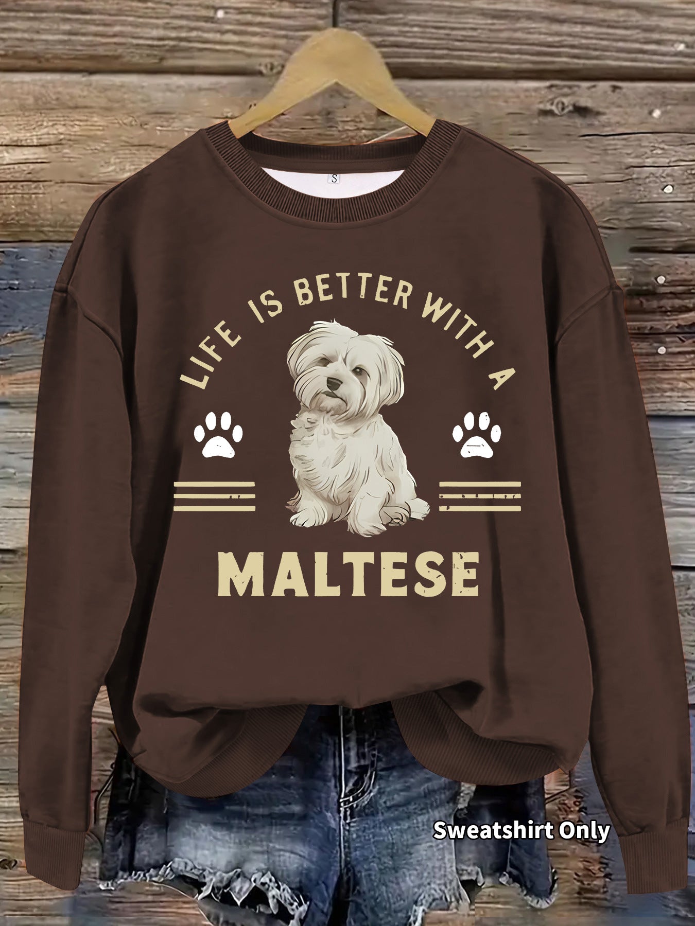 Marzis dog print hoodie