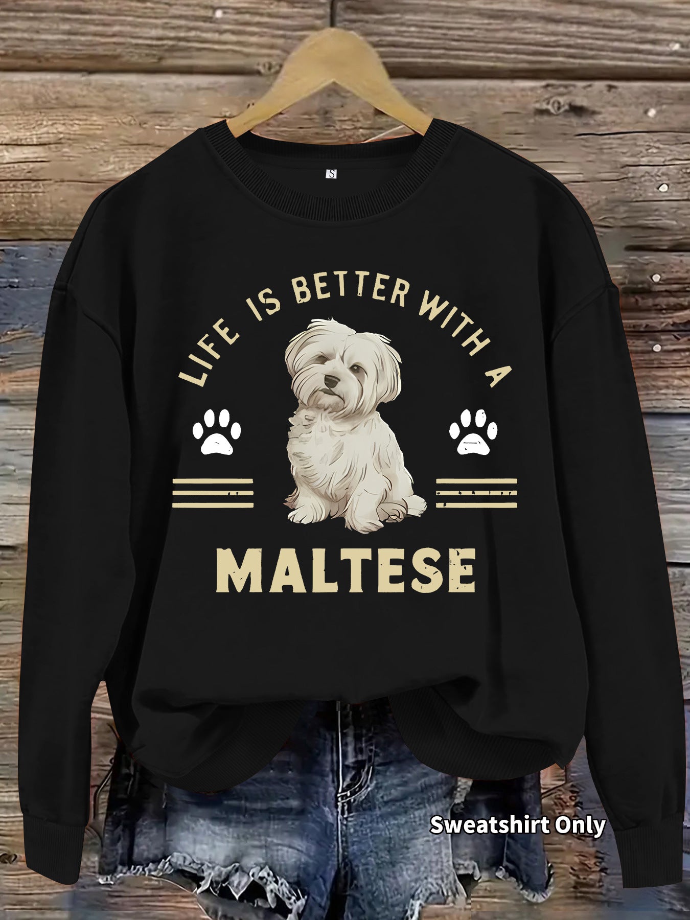 Marzis dog print hoodie