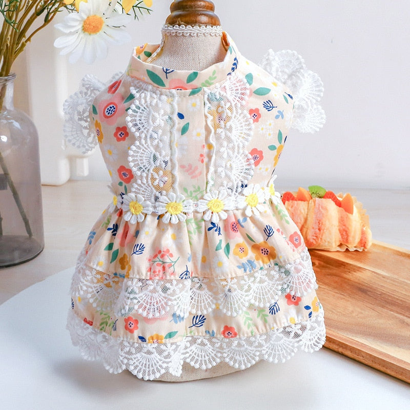 Floral Dog Dress