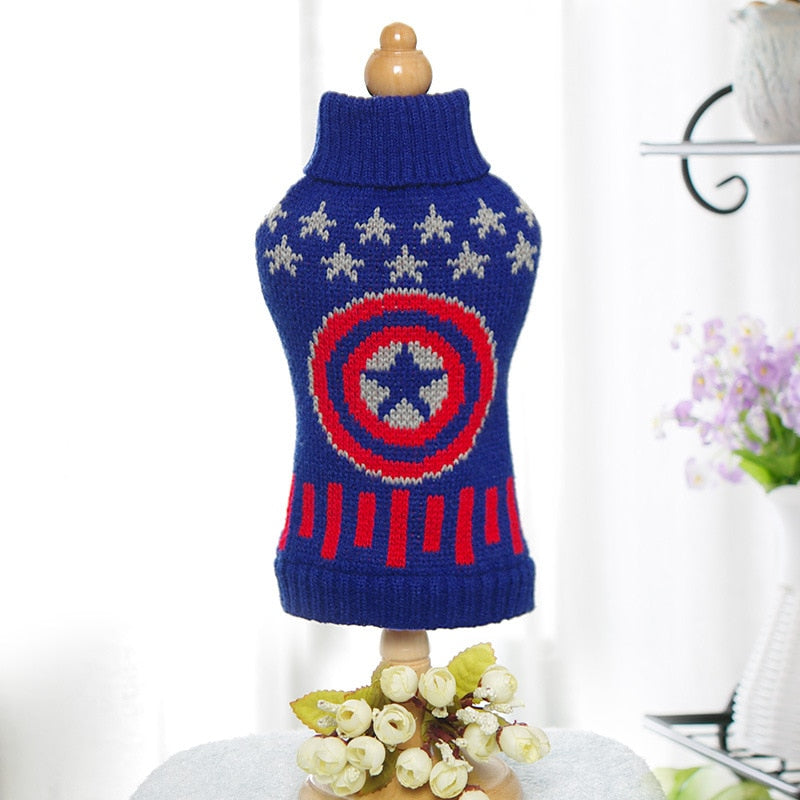 Winter Dog Clothes Knitwear Chihuahua Sweater For Small Medium Dogs Yorkshire Poodle Costume For Gatos Dachshund Sweter Dla Psa