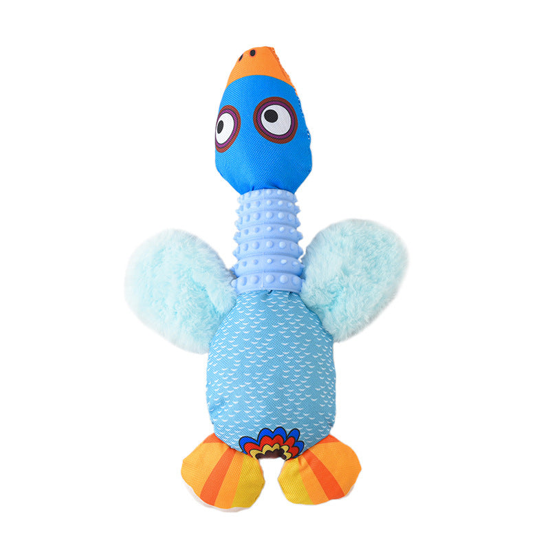 Pet Plush Toys Sound Big Goose Molars Bitten Cute Cartoon Dog Toys Pet Supplies