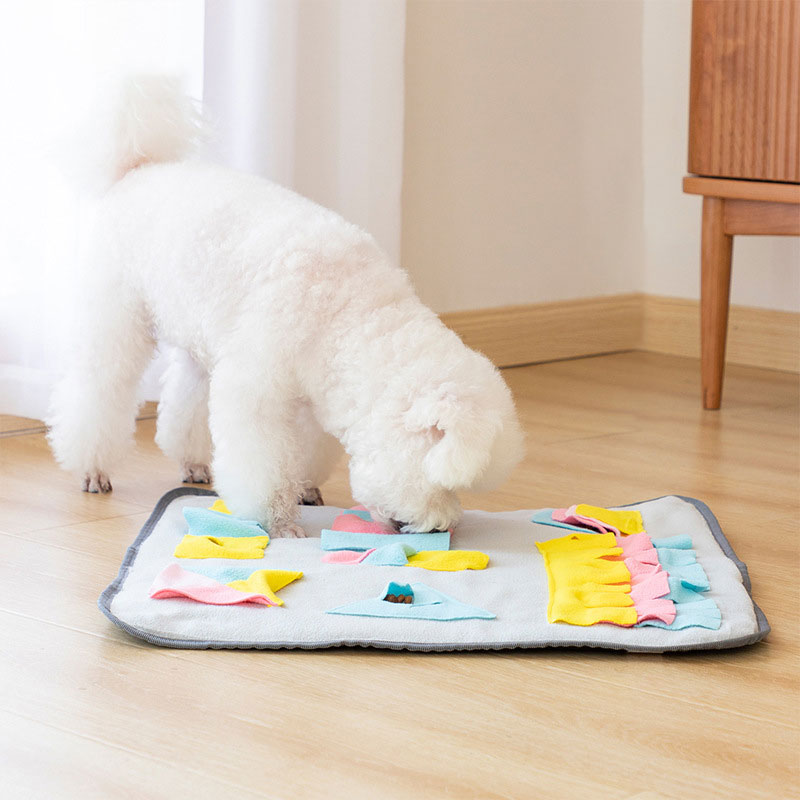 Dog Sniff Pad Sniff Pad Puzzle Dog Toy Sniff Training Blanket Slow Food Choke Prevention