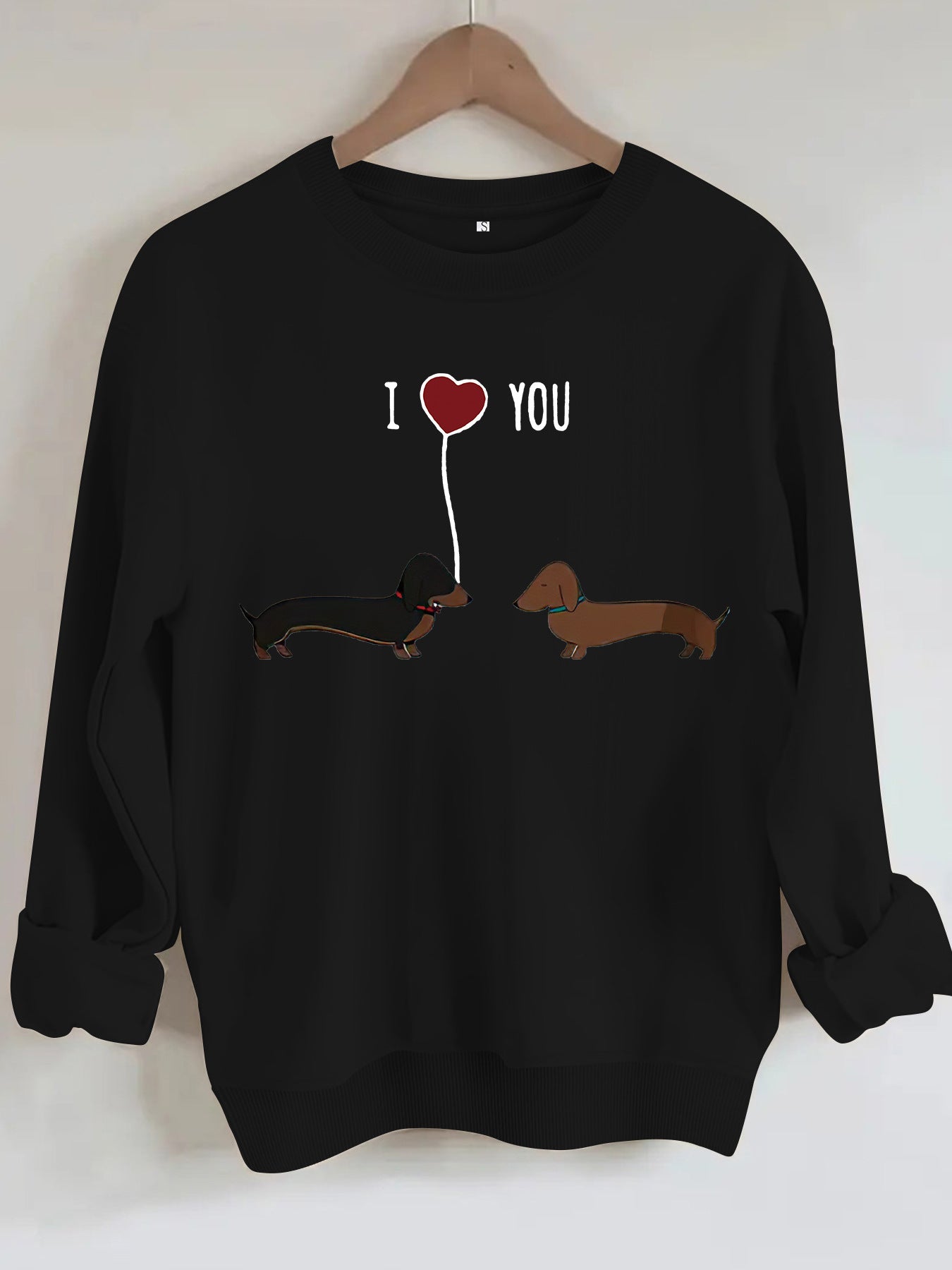 Two dog print hoodies