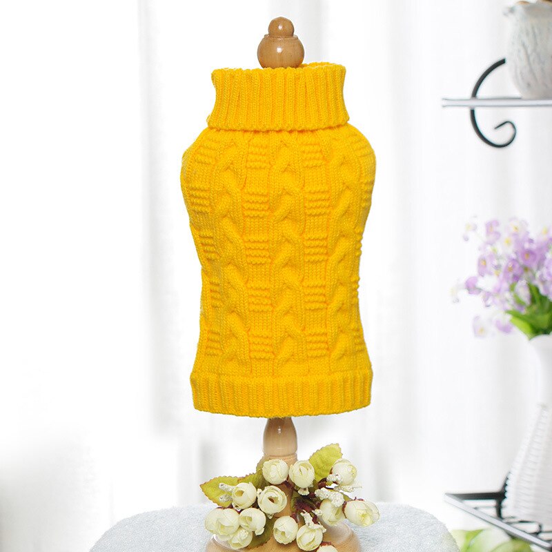 Winter Dog Clothes Knitwear Chihuahua Sweater For Small Medium Dogs Yorkshire Poodle Costume For Gatos Dachshund Sweter Dla Psa