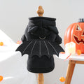Cute Pet Clothing for Dogs and Cats, Halloween Funny Bat Hoodie, Small Dog Clothes