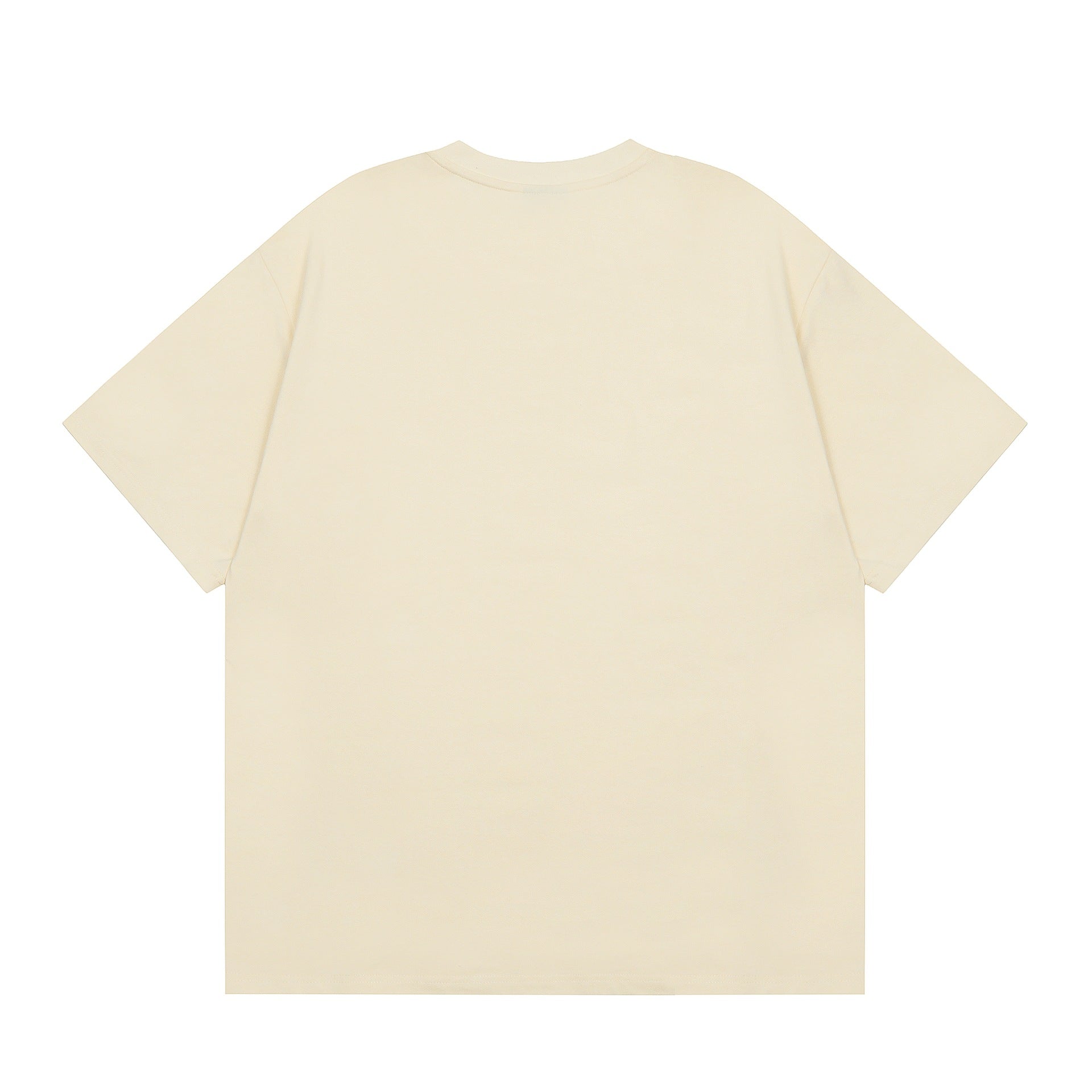 Dog print loose short sleeved T-shirt