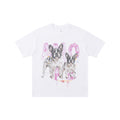 French Dog Printed Short Sleeve