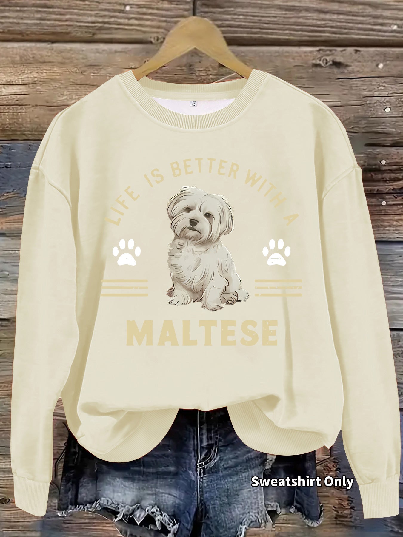 Marzis dog print hoodie