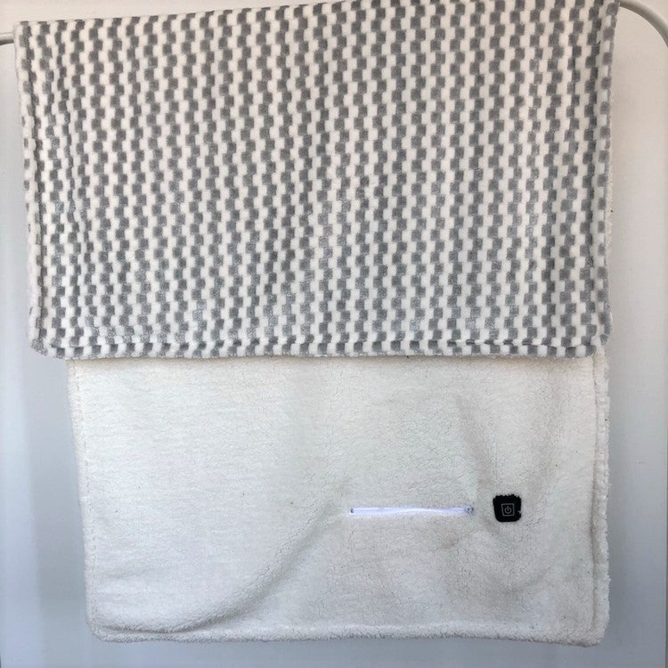 USB electric shawl cover leg warm blanket large-sized power bank wireless mobile electric blanket