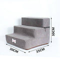 Dog Stairs Pet Climbing Ladder Sponge Steps Small Dogs Teddy On The Sofa Bed Climbing Ladder