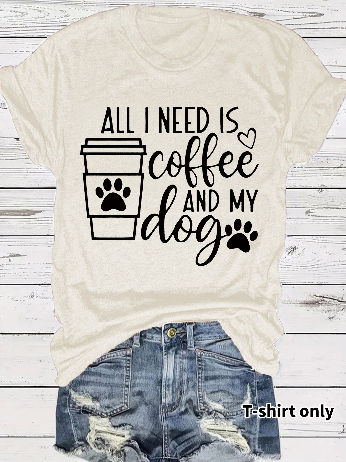 Top Girl Dog Coffee Letter