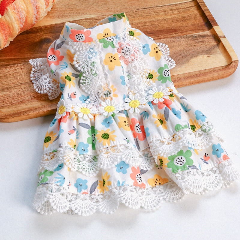 Floral Dog Dress