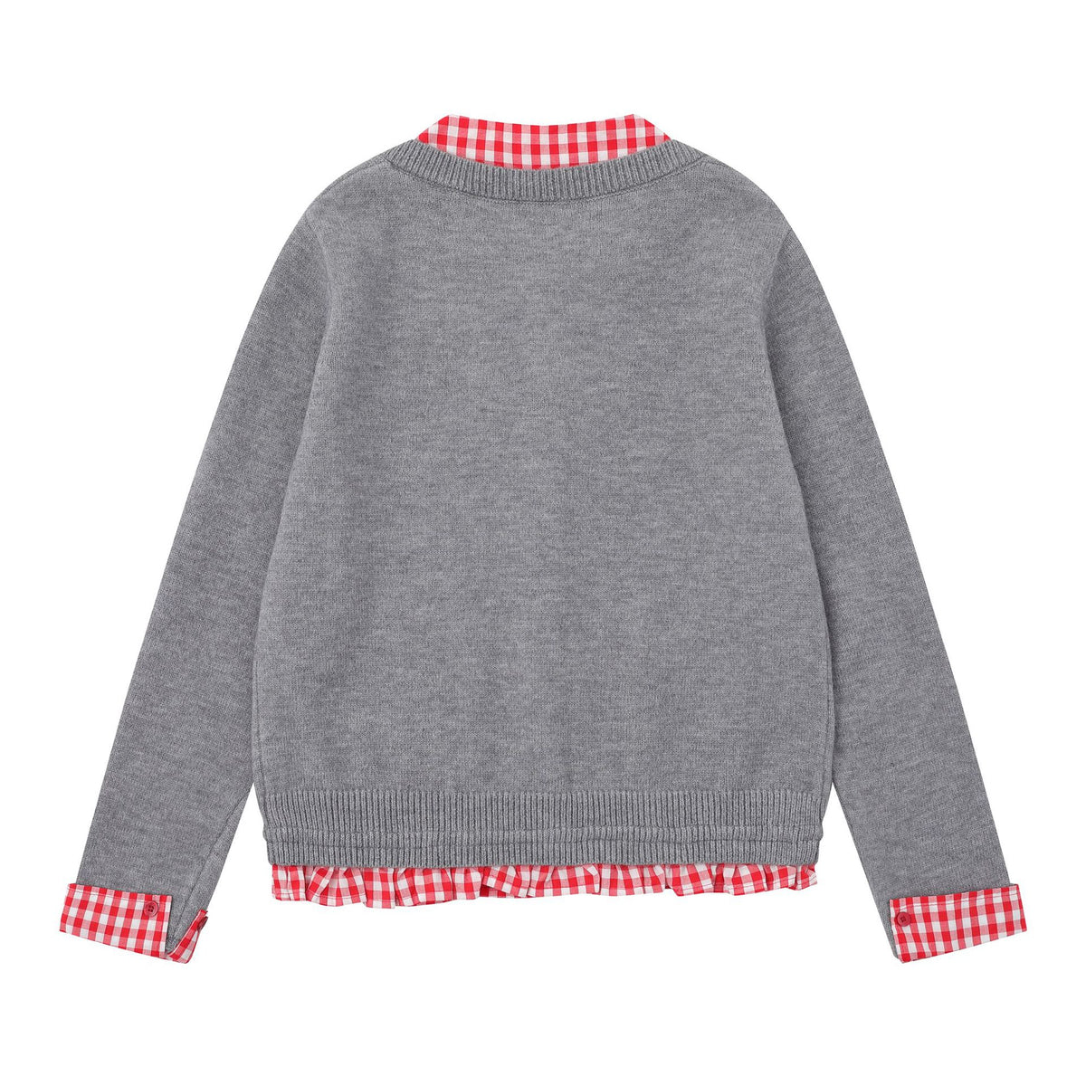 Little dog embroidered cardigan jacket