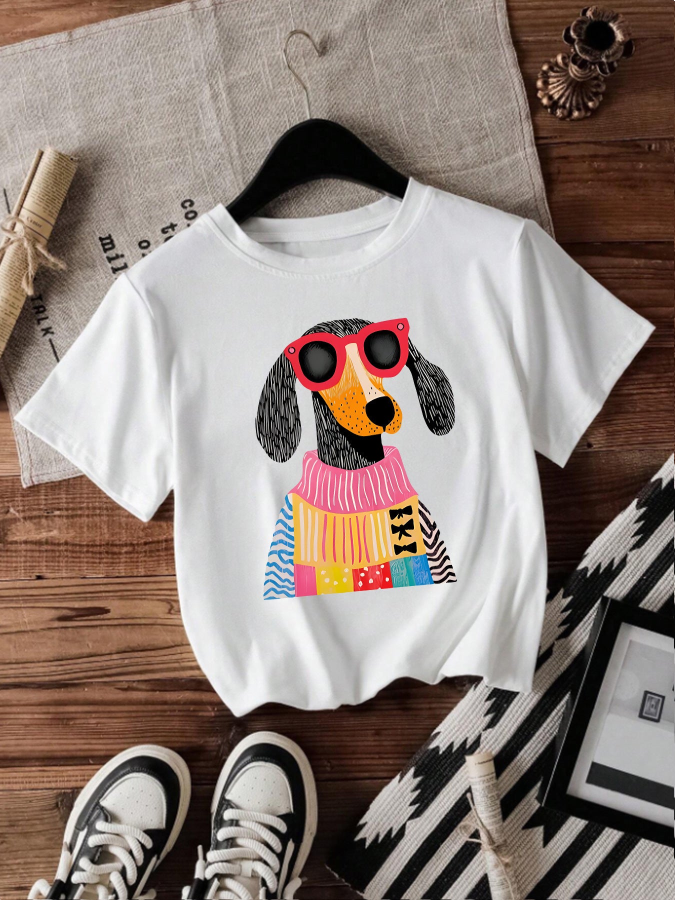 Dog short sleeved female