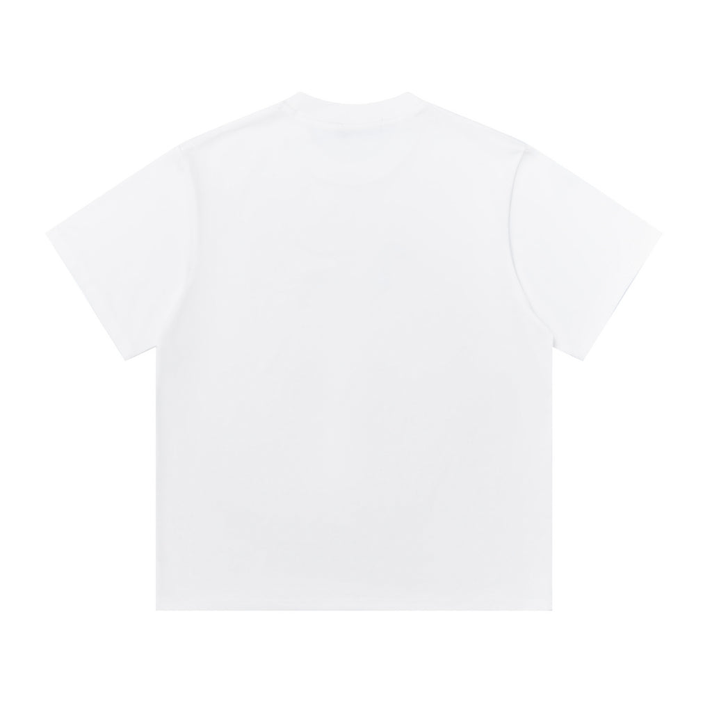 Retro Dachshund Print Crew Neck Short Sleeve T-Shirt for Men and Women