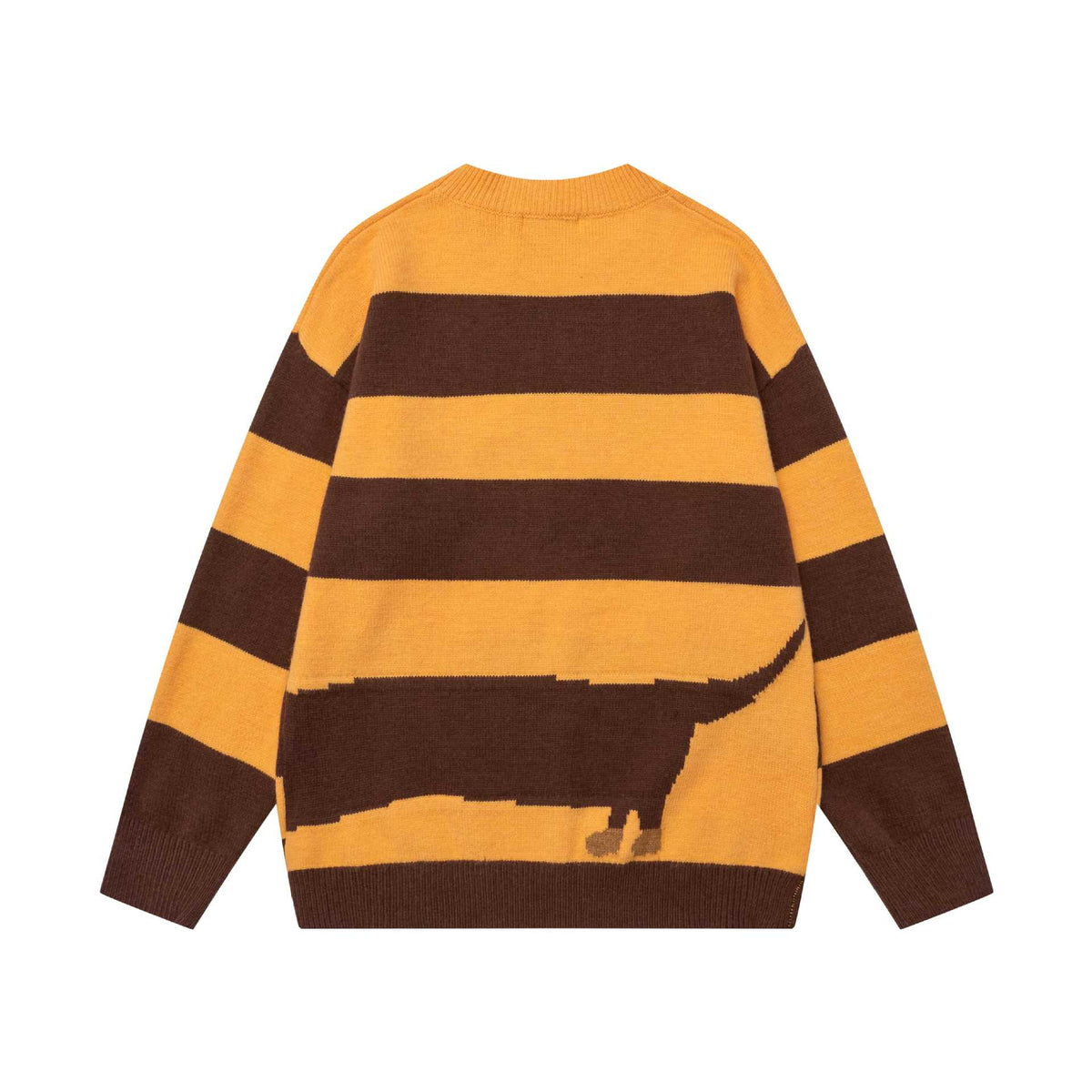 Striped Sausage Dog Sweater