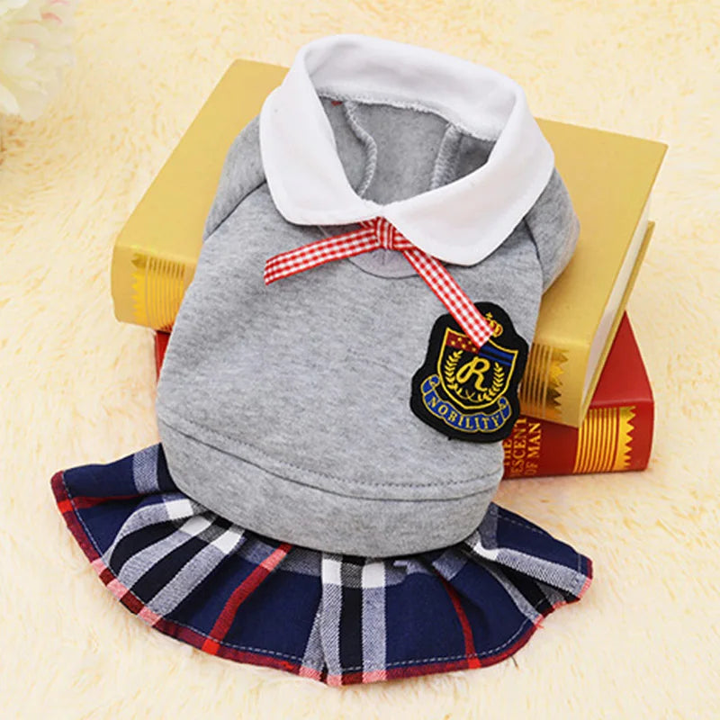 Couple Pet Dog Clothes Pet Uniform Clothing for Small Medium Dogs Costume Chihuahua Puppy Pet Shirt Clothes for Dogs Ropa Perro