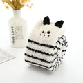 Party funny stretch socks Ladies winter coral fleece cute cartoon floor socks women cat claw van gogh socks meias glitter